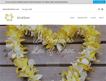 Tablet Screenshot of leioflove.com